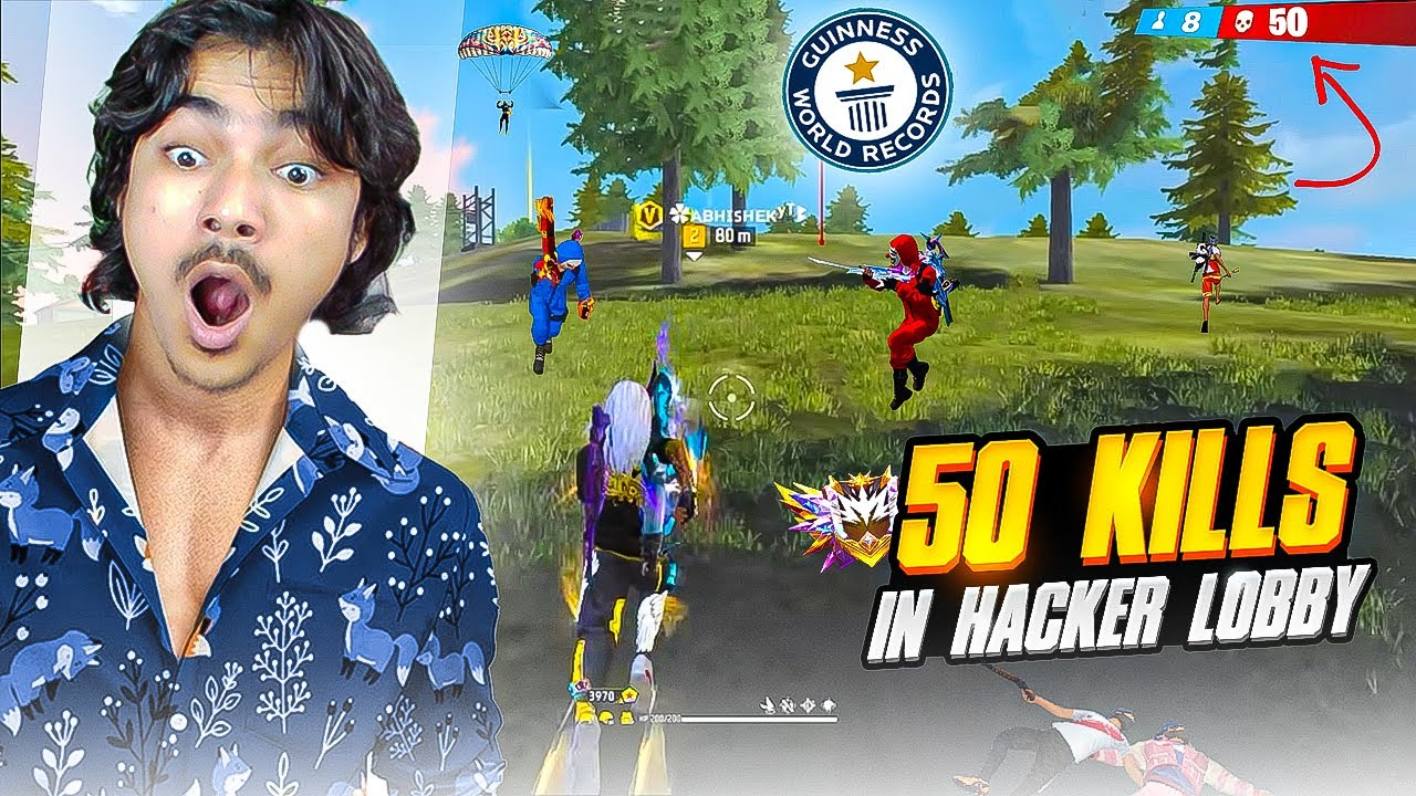50 kills on Jadugar Lobby😱 @LakaGamingz  & @-ABHISHEK_YT Destroy Global Lobby - Garena free fire