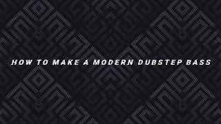 How To Make A Modern Dubstep/Riddim Bass Like Excision And Virtual Riot(FREE PRESET)