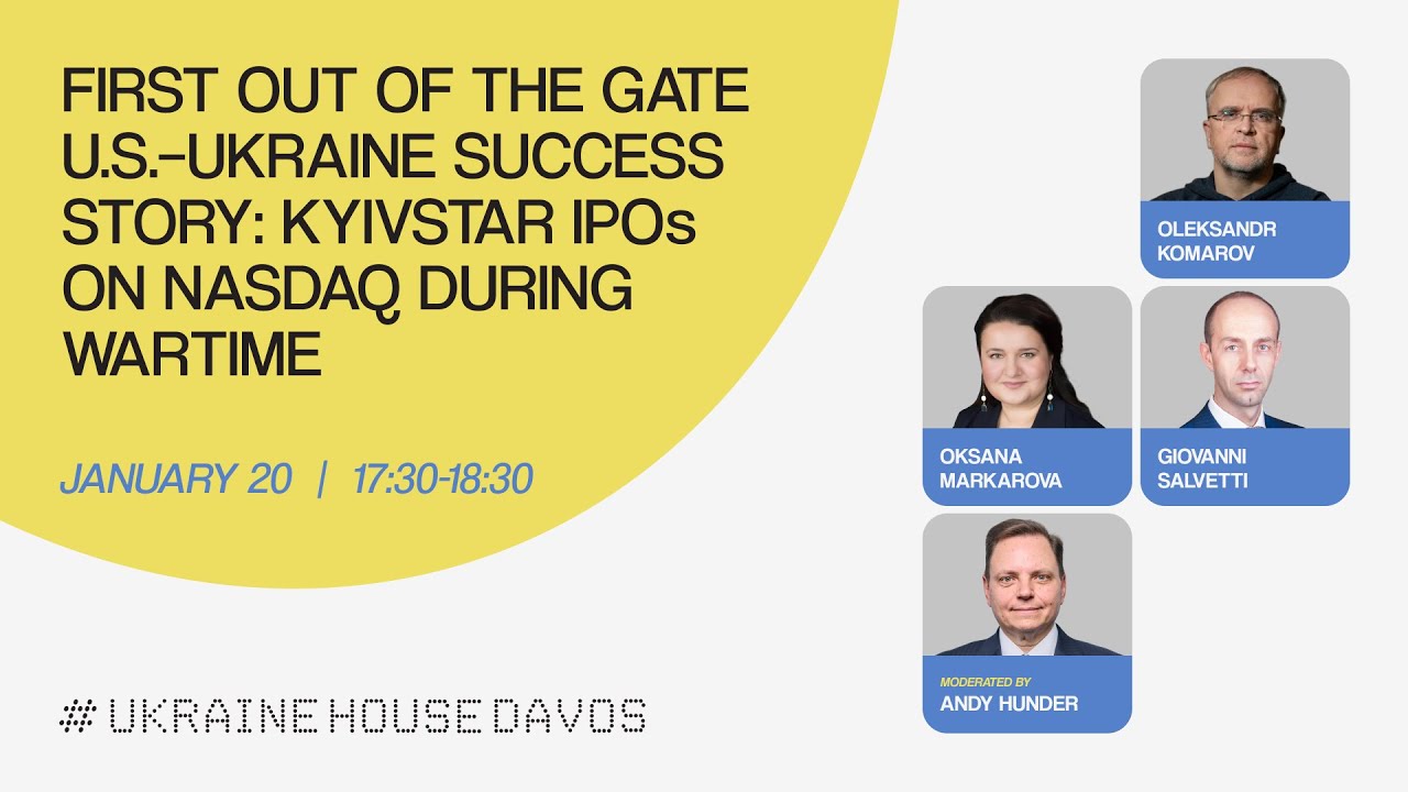 First Out of the Gate U.S.-Ukraine Success Story: Kyivstar IPOs on Nasdaq During Wartime | UHD 2026
