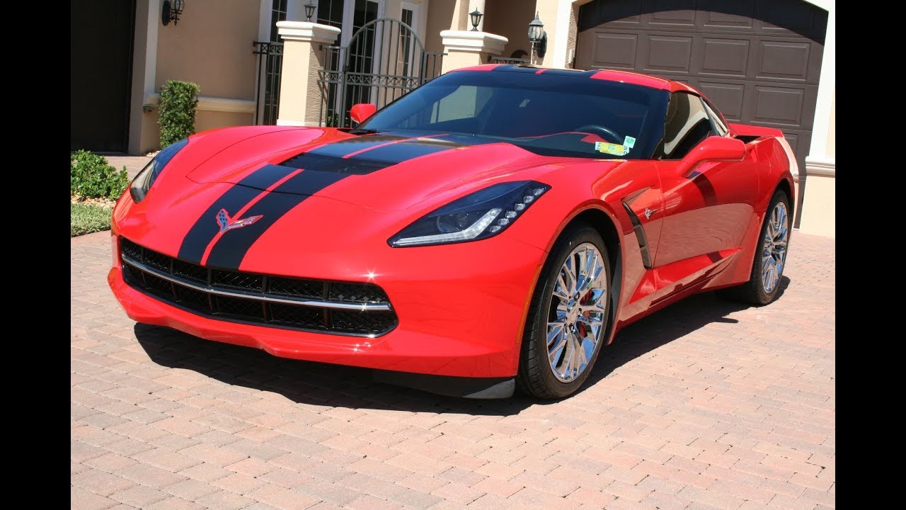 2014 C7 Corvette Stingray Coupe Red With Red Interior