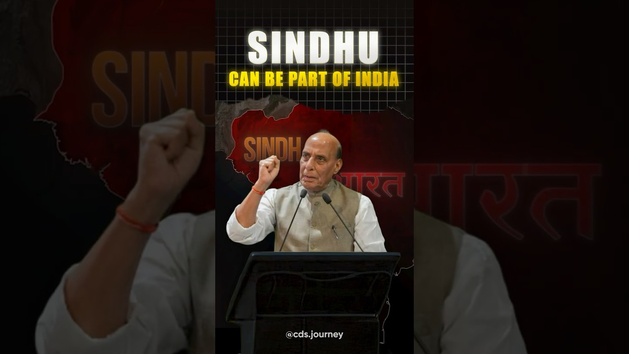 Sindhu Could Merge with India, Says Rajnath Singh 