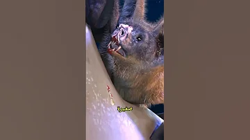 كيف يقوم الخفاش بامتصاص الدم 