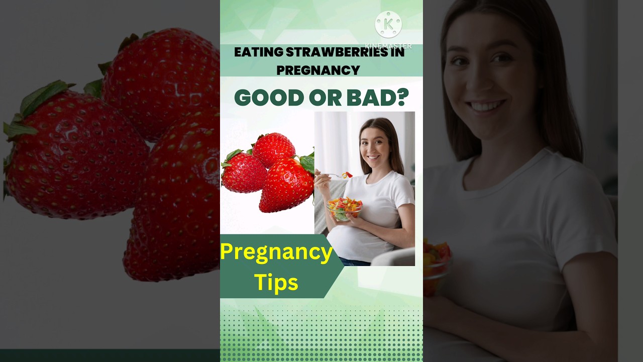 Eating strawberries in pregnancy is good or bad 😳🔥