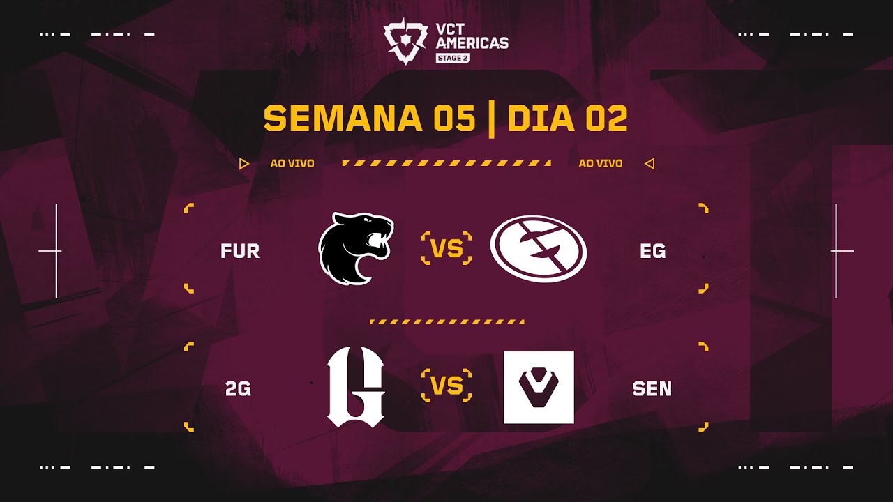 FUR x EG | 2G x SEN | VCT Americas Etapa 2 | Semana 5 - Dia 2