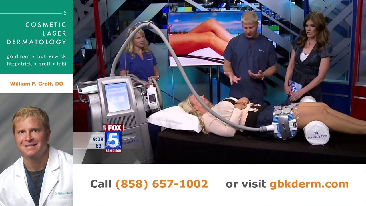 Banner for Dr. Groff Demonstrates New CoolSculpting for Thigh Fat Reduction | Cosmetic Laser Dermatology
