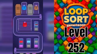 Loop Sort Level 252 Walkthrough Solution 