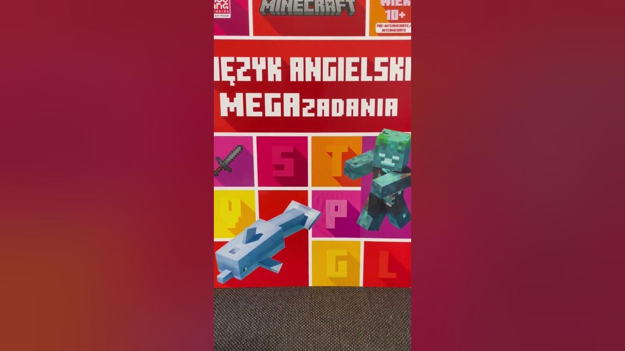 Książka Minecraft Język Angielski Mega zadania 10+ - YouTube