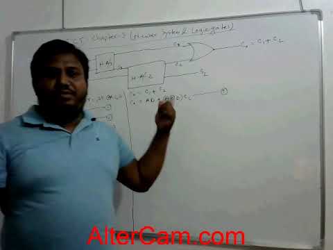 Implementation of Full Adder from Half Adder - YouTube