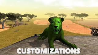 Lion VS Crocodile, Cheetah, Hippo, Rhino, Elephant, Hyena, Wild Dog screenshot 5