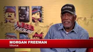 LEGO interview with Morgan Freeman and crew - favourite Movie Moments