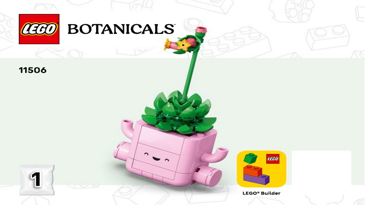 Botanicals - Rocking Plants - Botanical Collection LEGO instructions