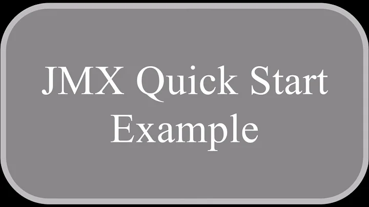 JMX Quick start example