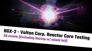 ROBLOX - BGX-2 - Volton Corp. Reactor Core Testing - All events (Excluding Startup w/ shield fail)