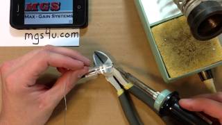 Pl-259 Solder On Installation Guide for RG8X Coaxial Cable Full HD