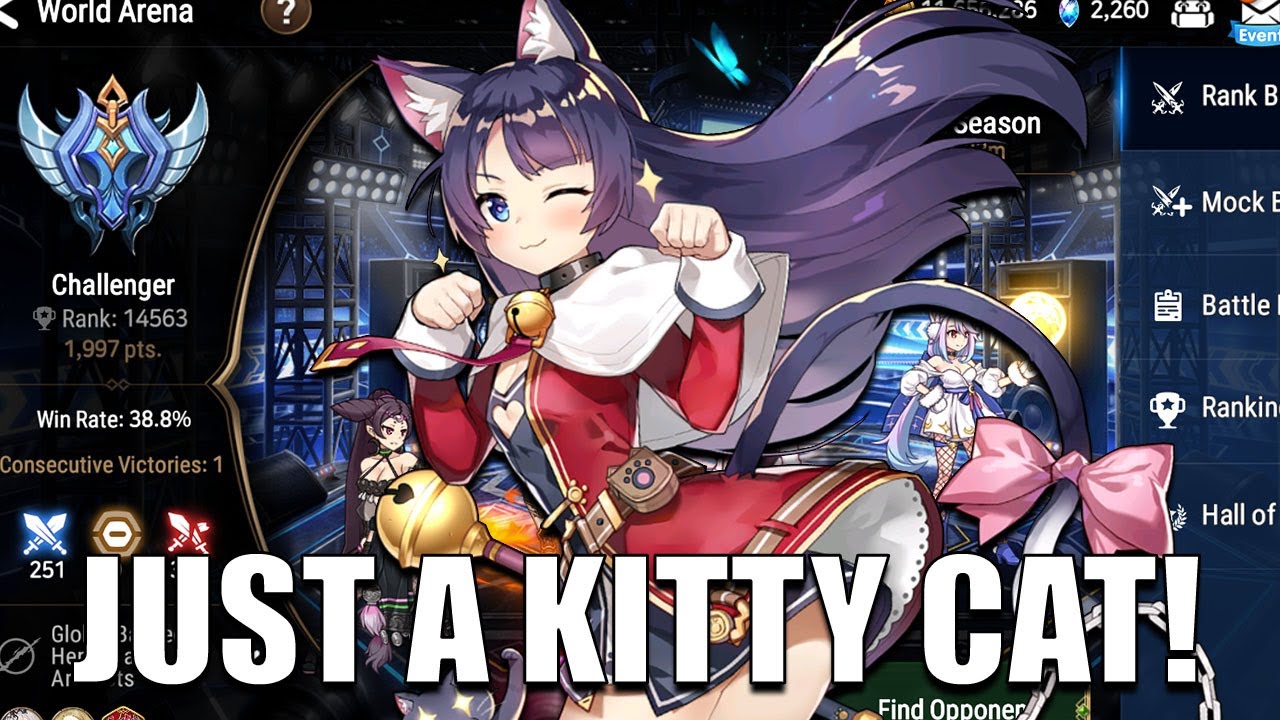 Kitty Clarissa Messing Around in RTA - Epic Seven Livestream