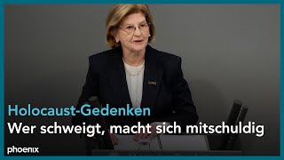 Eva Szepesi bei der Gedenkstunde für die Opfer des Nationalsozialismus am 31.01.24