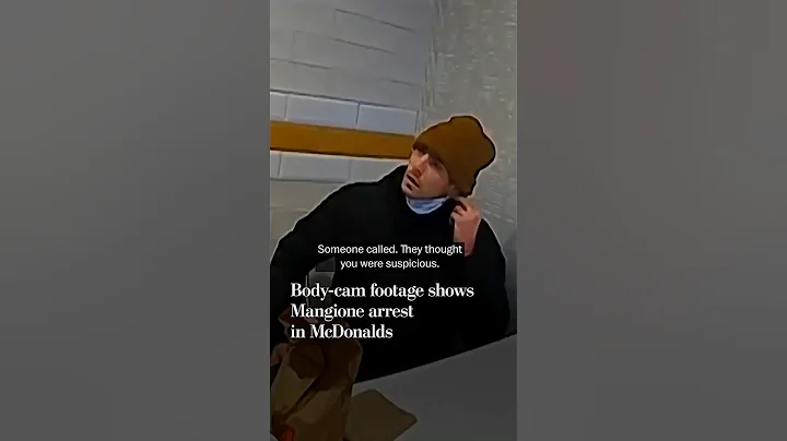Body-cam footage shows Mangione arrest in McDonalds