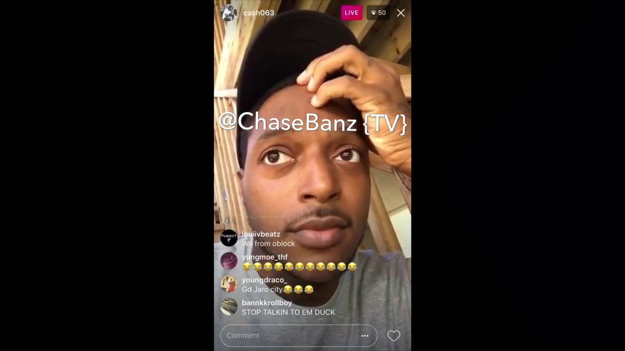 FBG Duck Tells Police Chief Keef Is His Cousin On FBG Cash IG Live