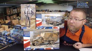 MBK unboxing #1264 - 1:35/1:16 Monty, British FV18001 Mk.1, Bedford OYD Truck 3t (Gecko Models)