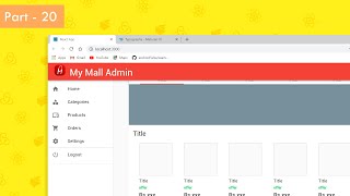 Fixing Scroller and gridview | (Part-20) My Mall Adm,in | Hindi Tutorial 2020 screenshot 2