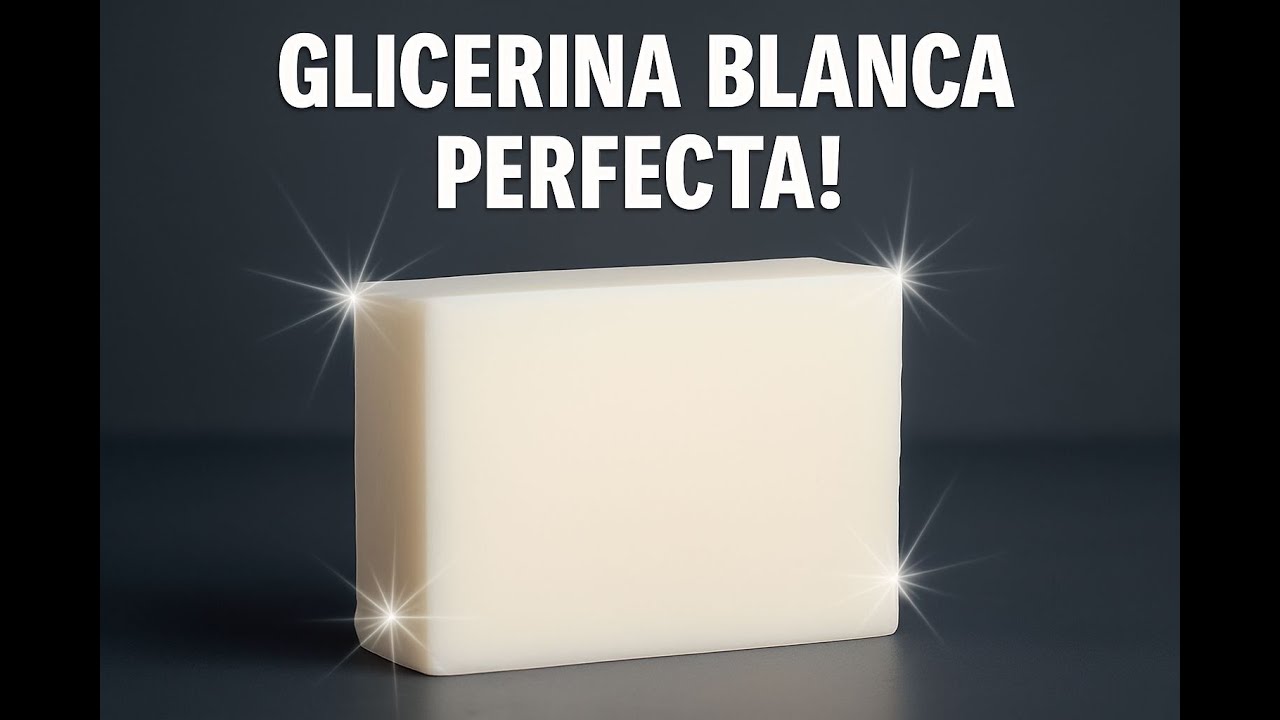 Cómo hacer JABÓN de GLICERINA súper blanco con dióxido de titanio 🧼✨ ¡Paso a paso!