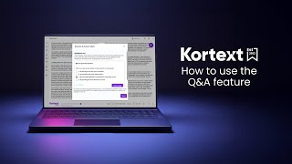 Kortext study+ - how to use the Q&A feature