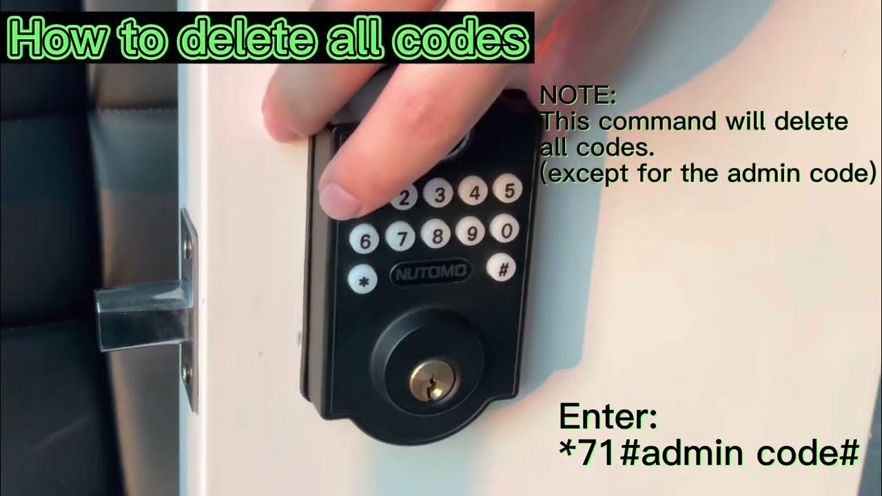 How to delete all codes - YouTube