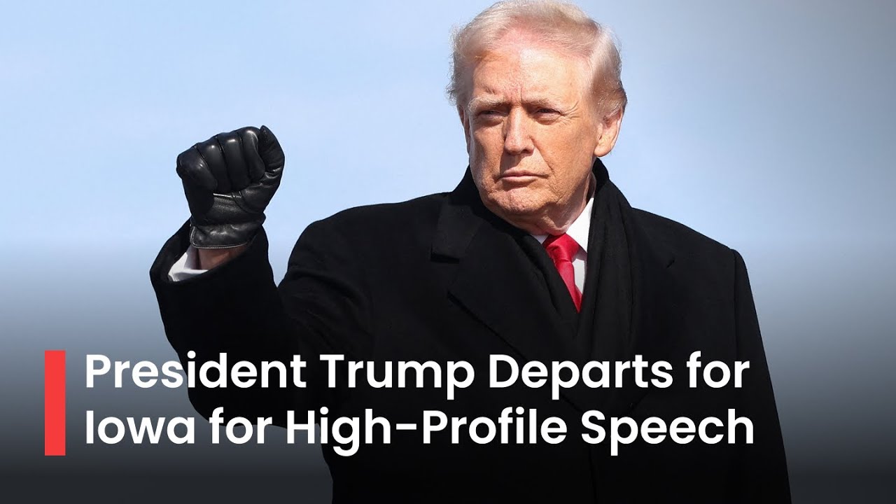 BREAKING: President Trump Heads to Iowa for High-Profile Speech as Campaign Signals Grow