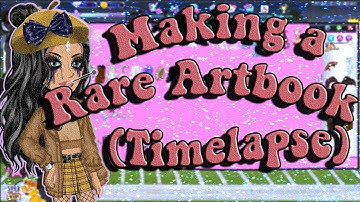 Making a rare artbook in timelapse! - Msp