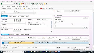 Material return to vendor - credit memo