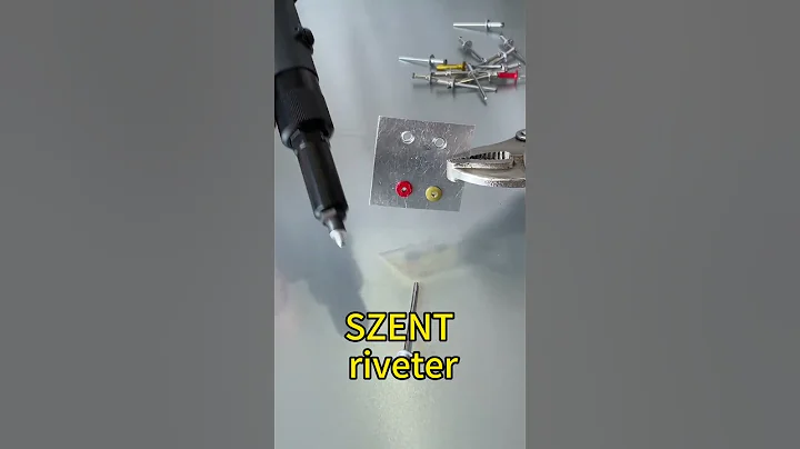 Riveting Rivet with Pneumatic Rivet Tool #szent #poprivet #blindrivet #riveter #rivet