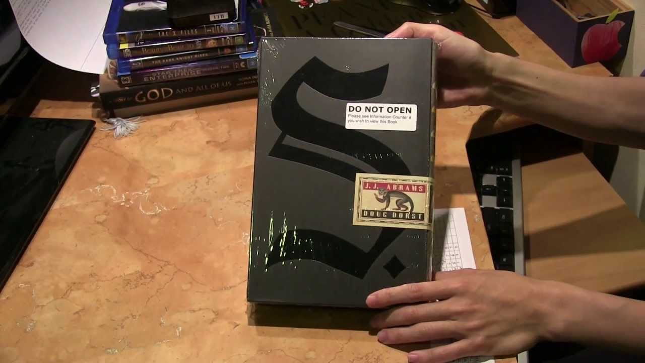 S by JJ Abrams and Doug Dorst - Book Unwrapping - YouTube