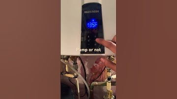 How to adjust temperature on tankless NAVIEN