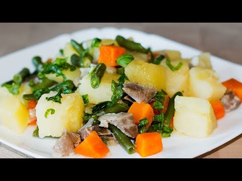 Как Вкусно Приготовить Куриные ЖЕЛУДОЧКИ с Картошкой  Куриные Желудки  Ирина Кукинг