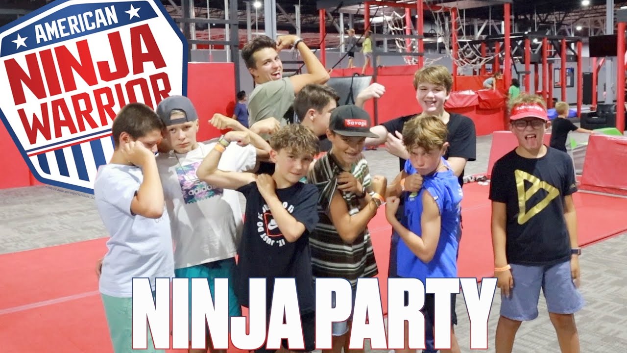 AMERICAN NINJA WARRIOR THEMED BIRTHDAY PARTY AT THE WORLD'S BIGGEST