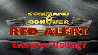 Command and Conquer Red Alert Remastered 1v3 (Very strange game, everyone trolling?)