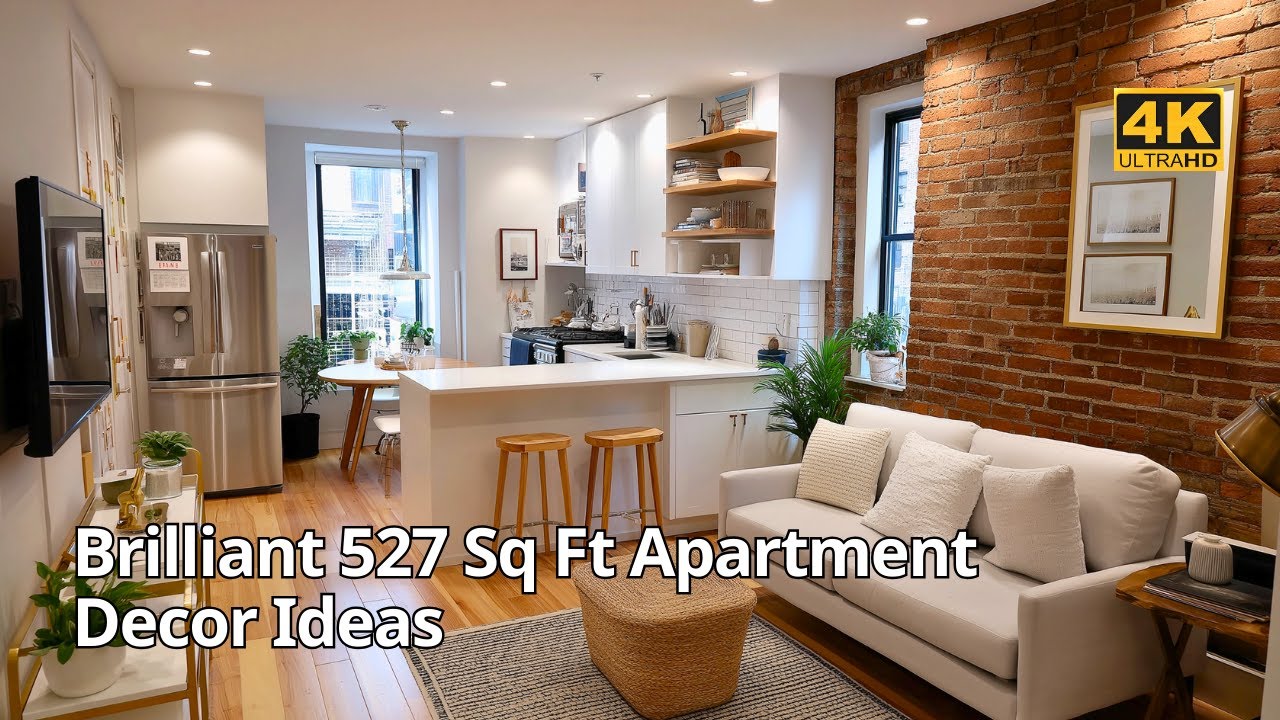 Brilliant 527 Sq Ft Brooklyn Apartment Decor Ideas | Smart, Budget-Friendly Design