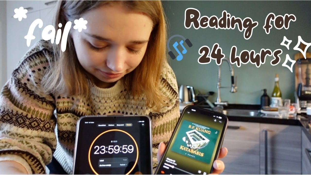 I Tried Reading for 24 hours and failed 😳📚