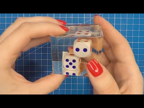 Game cubes in epoxy resin / DIY ideas / RESIN ART