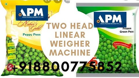 Two Head linear weigher Machine / +918800775852/Packing Machine #packing