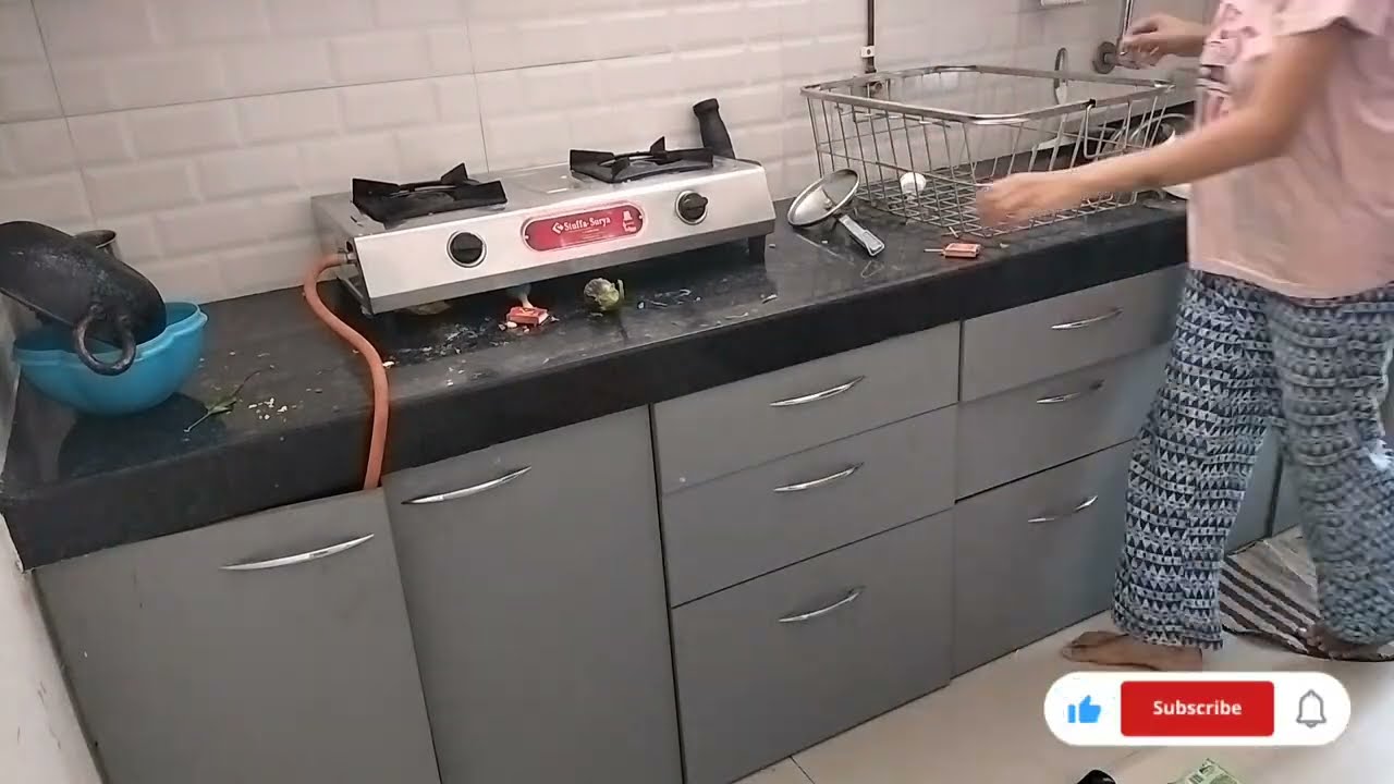 after dinner kitchen cleaning routine||  kitchen cleaning motivation 