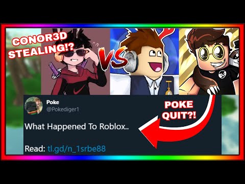Poke Quit Roblox Conor3d Stealing Videos Roblox Youtuber Ip Banned Roblox News Drama Youtube - chrisandthemike roblox zagonproxy yt