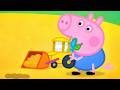Peppa Pig - Diggers, Cones and Busy Road Work! 🚧💛 Super Toons for Kids
