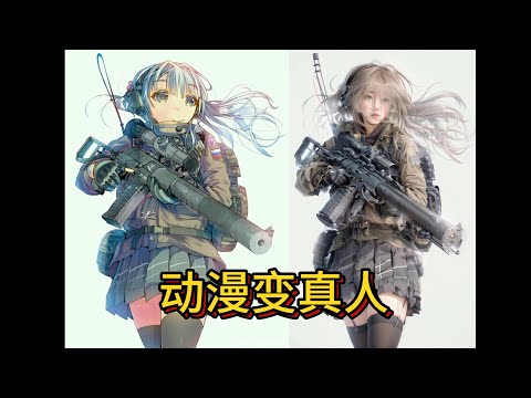 stable diffusion 动漫人物转真人
