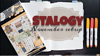 Stalogy/Plan with me/November setup