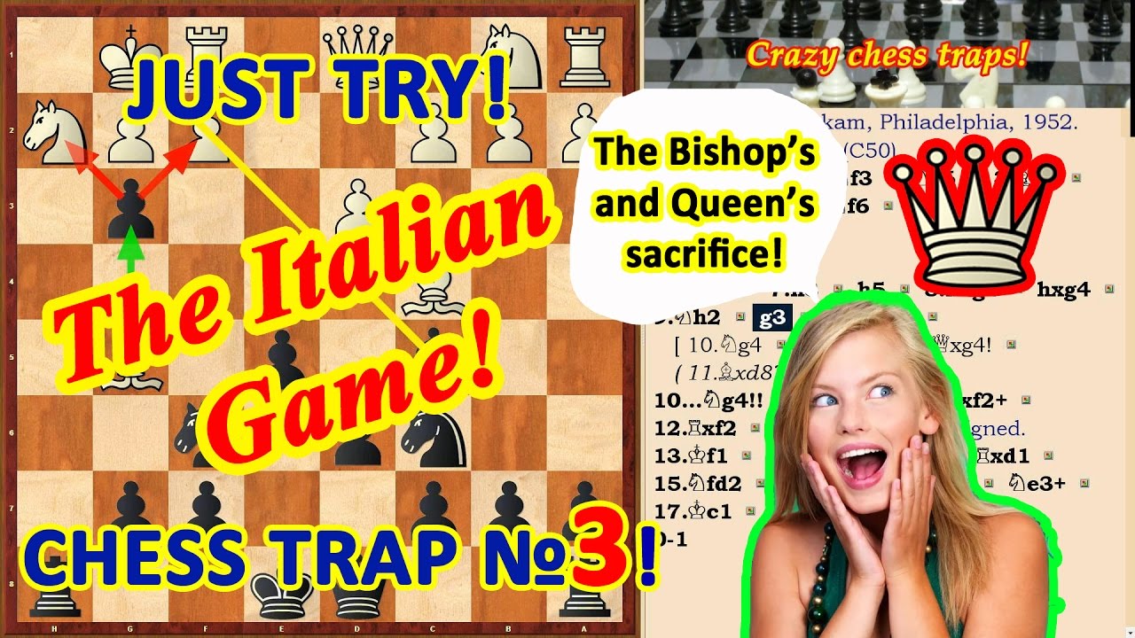 Chess Secret Traps in the Italian Opening 🤓 with GM Damian Lemos, Secret  traps in the Italian Game!   By  iChess