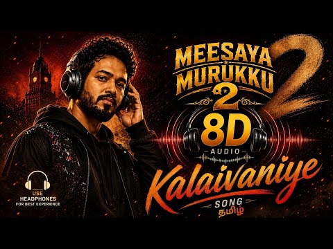 meesaya murukku 2| kalaivaniye |8D Tamil Song|Use headphones🎧|Best experience|Creative Mk tamil