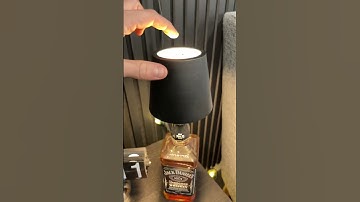 It Works With Any Bottle! 🤯 🍷 🍾 #lamp #bottle #drinks