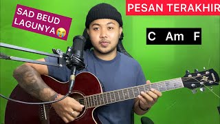 Chord Gampang (Pesan Terakhir - Lyodra) (Gitar Tutorial) Pemula