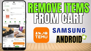 How to REMOVE a Product from Your Cart in Temu